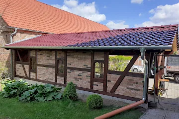Carports, Terrassen und Eingangsbereiche